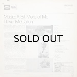 David Mccallum A Bit More Of Me Album 海外 即決-