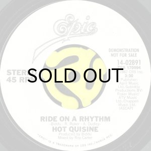 画像1: HOT QUISINE / RIDE ON A RHYTHM (45's) (WHITE PROMO) (1)