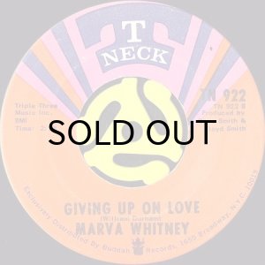 画像1: MARVA WHITNEY / GIVING UP ON LOVE (45's) (1)