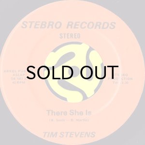 画像1: TIM STEVENS / THERE SHE IS b/w WHOSE SIDE ARE YOU ON (45's) (1)