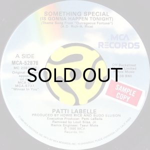 画像1: PATTI LABELLE / SOMETHING SPECIAL (IS GONNA HAPPEN TONIGHT) (45's) (1)