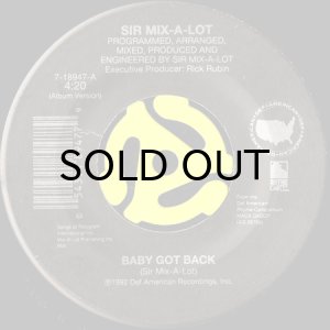 画像1: SIR MIX-A-LOT / BABY GOT BACK (45's) (1)