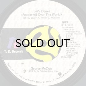 画像1: GEORGE McCRAE / LET'S DANCE (PEOPLE ALL OVER THE WORLD) (45's) (1)