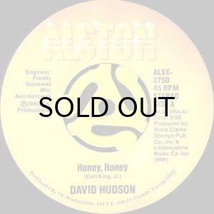 画像1: DAVID HUDSON / HONEY, HONEY b/w COME ON BACK BABY (45's) (1)