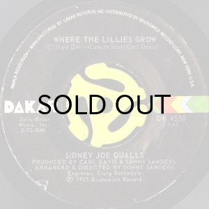 画像1: SIDNEY JOE QUALLS / WHERE THE LILIES GROW (45's) (1)