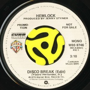 画像1: HEMLOCK / DISCO BREAK (45's) (PROMO) (1)