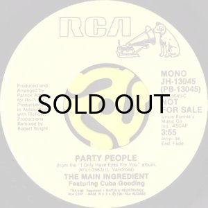 画像1: THE MAIN INGREDIENT feat. CUBA GOODING / PARTY PEOPLE (45's) (PROMO) (1)