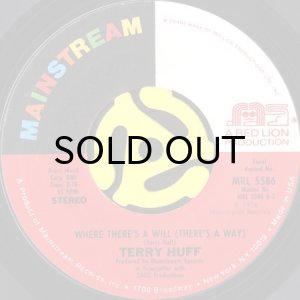 画像1: TERRY HUFF / WHERE THERE'S A WILL (THERE'S A WAY) b/w WHY DOESN'T LOVE LAST (45's) (1)