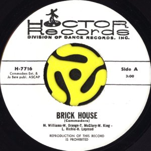 画像1: HOCTOR BAND / BRICK HOUSE (45's) (1)