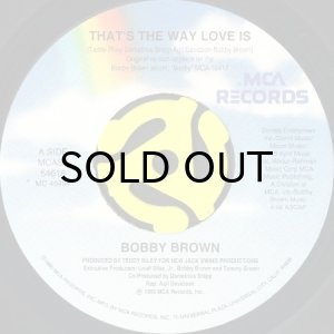 画像1: BOBBY BROWN / THAT'S THE WAY LOVE IS (45's) (1)