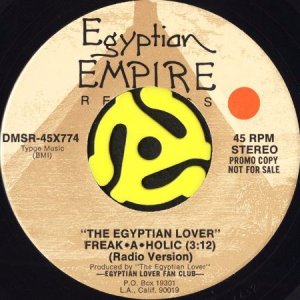 画像1: THE EGYPTIAN LOVER / FREAK-A-HOLIC (45's) (1)