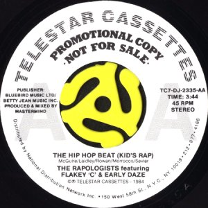 画像1: THE RAPOLOGISTS / THE HIP HOP BEAT (KID'S RAP) (45's) (WHITE PROMO) (1)