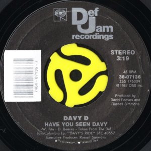 画像1: DAVY D / HAVE YOU SEEN DAVY b/w KEEP YOUR DISTANCE (45's) (1)
