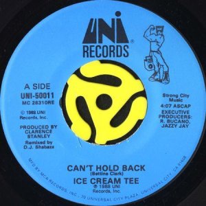 画像1: ICE CREAM TEE / CAN'T HOLD BACK (45's) (1)