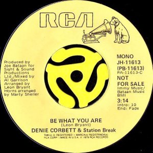 画像1: DENIE CORBETT & STATION BREAK / BE WHAT YOU ARE (45's) (PROMO) (1)