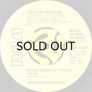 画像1: VICKI SUE ROBINSON / NEVER GONNA LET YOU GO (45's) (PROMO) (1)