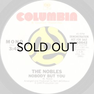 画像1: THE NOBLES / NOBODY BUT YOU (45's) (WHITE PROMO) (1)