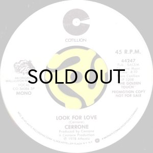 画像1: CERRONE / LOOK FOR LOVE (45's) (WHITE PROMO) (1)