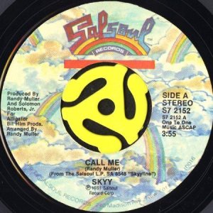 画像1: SKYY / CALL ME b/w WHEN YOU TOUCH ME (45's) (1)