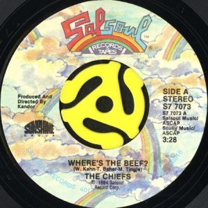 画像1: THE CHIEFS / WHERE'S THE BEEF? (45's) (1)