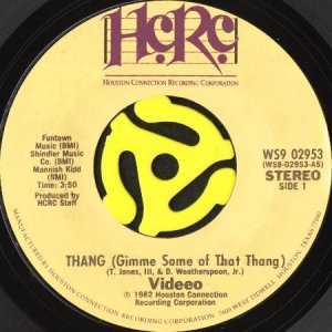 画像1: VIDEEO / THANG (GIMME SOME OF THAT THANG) b/w MOVE IT (45's) (1)