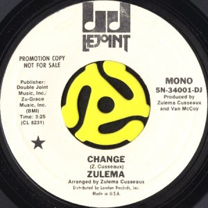 画像1: ZULEMA / CHANGE (45's) (WHITE PROMO) (1)