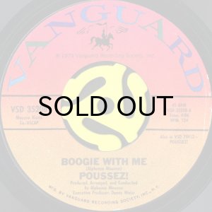 画像1: POUSSEZ! / BOOGIE WITH ME b/w YOU'RE ALL I HAVE (45's) (1)