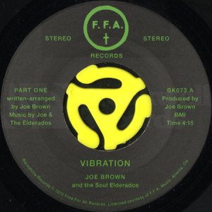 画像1: JOE BROWN AND THE SOUL ELDERADOS / VIBRATION (45's) (1)