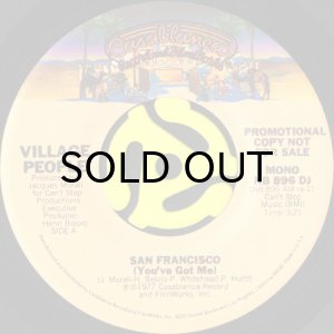 画像1: VILLAGE PEOPLE / SAN FRANCISCO (YOU'VE GOT ME) (45's) (PROMO) (1)