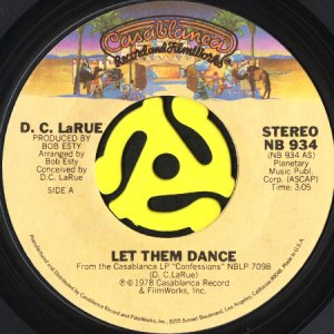 画像1: D.C. LARUE / LET THEM DANCE (45's) (1)