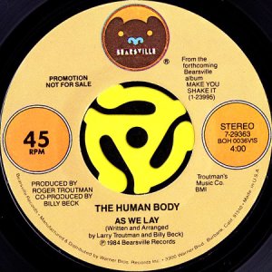 画像1: THE HUMAN BODY / AS WE LAY (45's) (PROMO) (1)