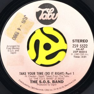 画像1: THE S.O.S. BAND / TAKE YOUR TIME (DO IT RIGHT) (45's) (1)