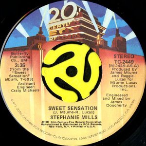 画像1: STEPHANIE MILLS / SWEET SENSATION (45's) (VINYL PRESS) (1)