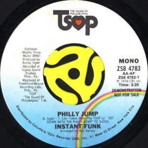 画像1: INSTANT FUNK / PHILLY JUMP (45's) (PROMO) (1)