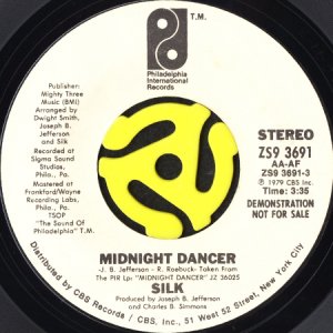 画像1: SILK / MIDNIGHT DANCER (45's) (WHITE PROMO) (1)