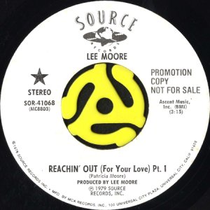 画像1: LEE MOORE / REACHIN' OUT (FOR YOUR LOVE) (45's) (WHITE PROMO) (1)