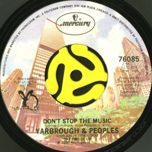 画像1: YARBROUGH & PEOPLES / DON'T STOP THE MUSIC (45's) (1)