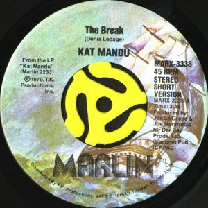 画像1: KAT MANDU / THE BREAK (45's) (1)