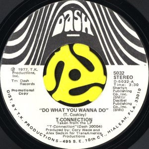 画像1: T-CONNECTION / DO WHAT YOU WANNA DO (45's) (WHITE PROMO) (1)