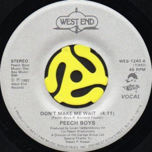 画像1: PEECH BOYS / DON'T MAKE ME WAIT (45's) (1)