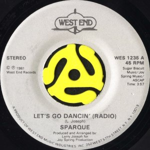 画像1: SPARQUE / LET'S GO DANCIN' (45's) (1)