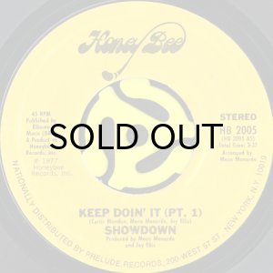 画像1: SHOWDOWN / KEEP DOIN' IT (45's) (1)