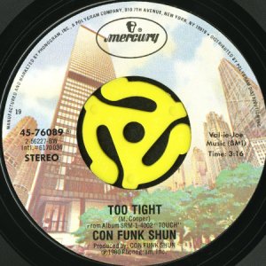 画像1: CON FUNK SHUN / TOO TIGHT (45's) (1)