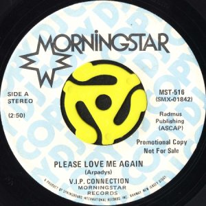 画像1: V.I.P. CONNECTION / PLEASE LOVE ME AGAIN (45's) (PROMO) (1)