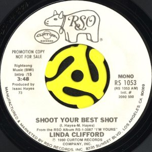 画像1: LINDA CLIFFORD / SHOOT YOUR BEST SHOT (45's) (WHITE PROMO) (1)