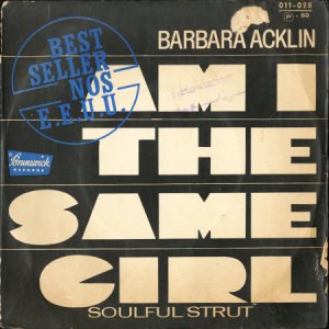 画像1: BARBARA ACKLIN / AM I THE SAME GIRL (SOULFUL STRUT) (45's) (BRA) (1)