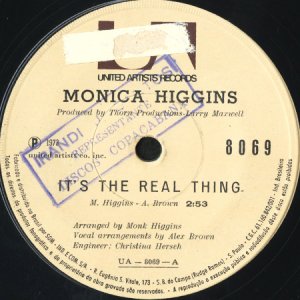 画像1: MONICA HIGGINS / IT'S THE REAL THING b/w WHAT'S THE ANSWER (45's) (BRA) (1)