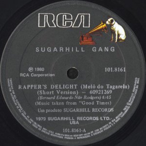 画像1: SUGARHILL GANG / RAPPER'S DELIGHT (45's) (BRA) (1)