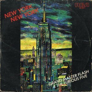 画像1: GRANDMASTER FLASH & THE FURIOUS FIVE / NEW YORK NEW YORK (45's) (BRA) (1)