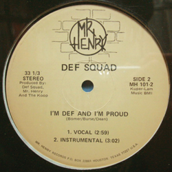 DEF SQUAD / HARD HITTIN' - Breakwell Records